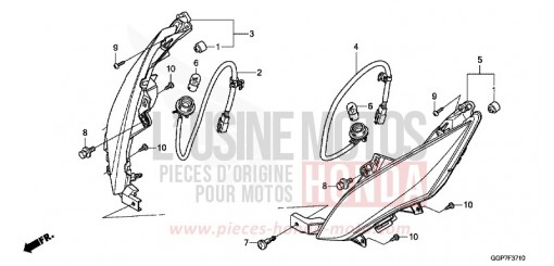 BLINKER, VORNE NSC50E de 2014